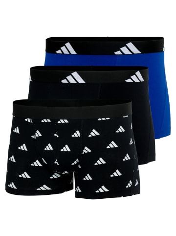 adidas 3er Pack Trunk Active Flex Cotton in Mehrfarbig