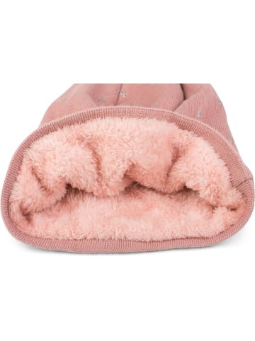 styleBREAKER Feinstrick Beanie Mütze in Altrose