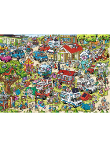 Ravensburger Puzzle 1.000 Teile Erwachsenenpuzzle 1000 Teile - Ray Nicholson - Der Campingplatz Ab 14 Jahre in bunt