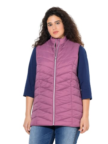 Ulla Popken Weste in dunkle rose