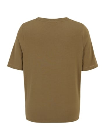 CARTOON Rundhals T-Shirt für Damen in braun