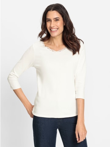 WITT WEIDEN 3/4-Arm-Shirt in ecru