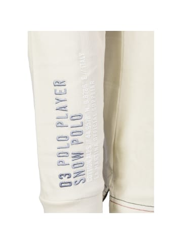 La Martina Poloshirt MBP301 in creme