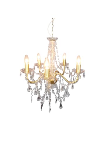 näve Pendelleuchte "CECILIA" in gold - (L)52 cm x (B)52 cm x (H)85 cm