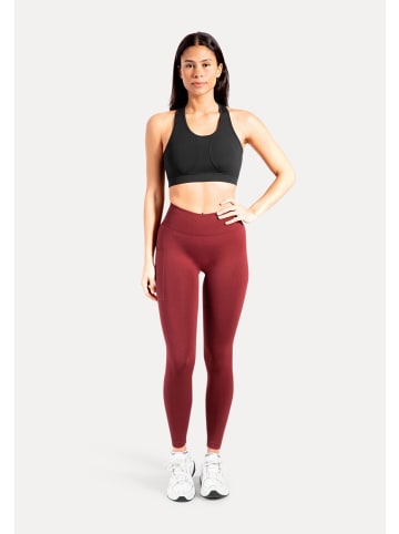 SMILODOX Leggings Adrielle Pocket Seamless in Bordeaux