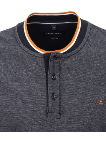 CASAMODA Polo-Shirt in graues Dunkelblau