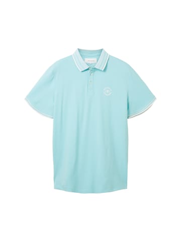 Tom Tailor Poloshirt 'Basic' in hellblau