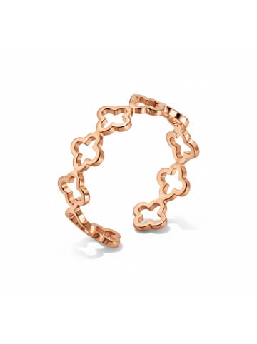 Steel_Art Eleganter Ring Damen Pilus rose goldfarben in rosegoldfarben