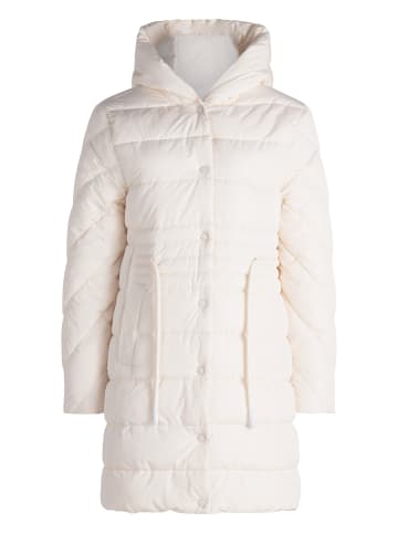 Zero  Steppmantel mit Knopfleiste in Eggnog