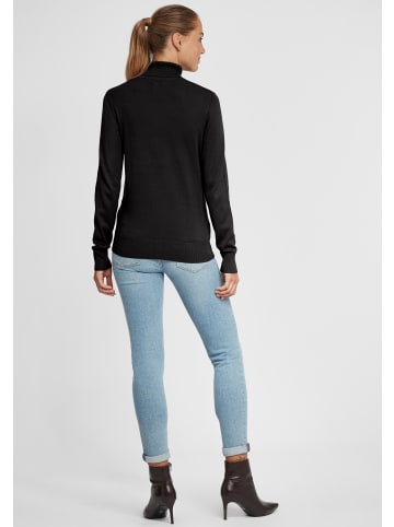 Oxmo Rollkragenpullover OXWinala in Schwarz