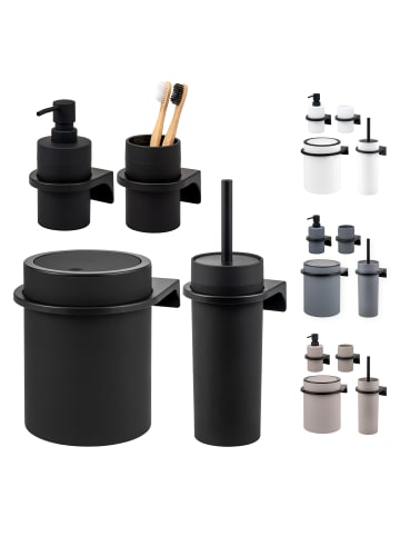 bremermann Bad-Accessoires Set SAVONA 4tlg. rund