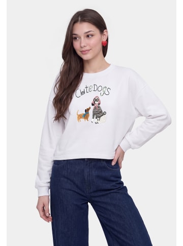 myMo Women Sweatshirt in White
