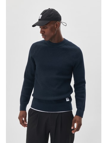 Matinique Strickpullover MAjobo Gerade Passform in Dark Navy