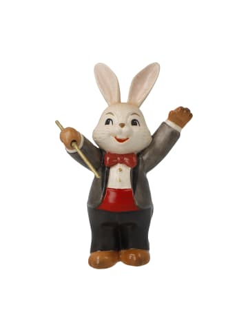 Goebel Figur " Hase Genial Dirigent " in Bunt