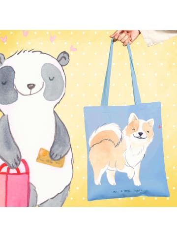Mr. & Mrs. Panda Jutebeutel Islandhund Lebensretter ohne Spruch in Sky Blue
