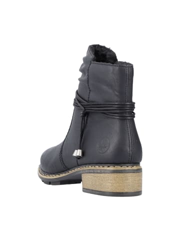 rieker Komfort Stiefeletten in Schwarz