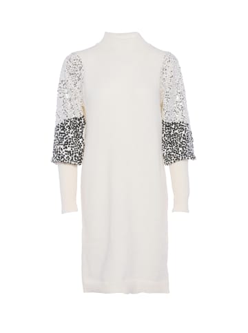faina Damen Strickkleid in WOLLWEISS