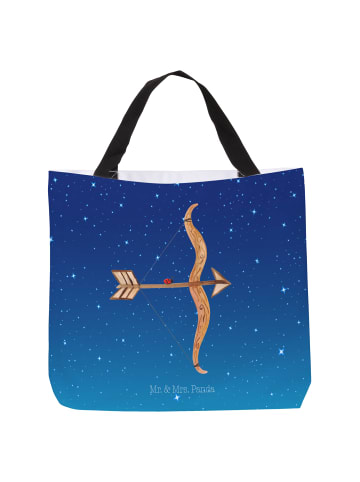 Mr. & Mrs. Panda Schultertasche Sternzeichen Schütze ohne Spruch in Sternenhimmel Blau