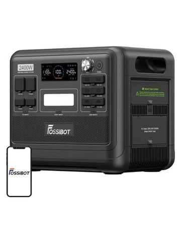 FOSSIBOT FOSSIBOT F2400 2400-W-Ladestation (schwarz)