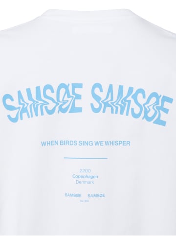 SAMSOE & SAMSOE T-Shirt Saswirl in weiß