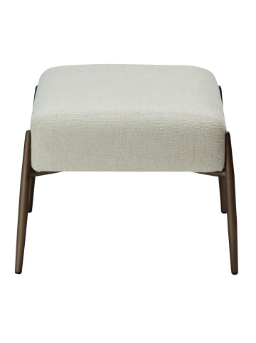 ebuy24 Pouf Glam Weiß 55 x 51 cm