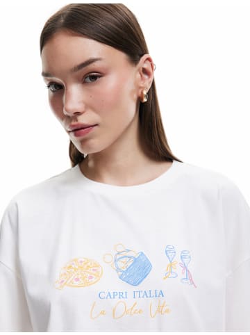KOTON TSHIRT SS in Ekru