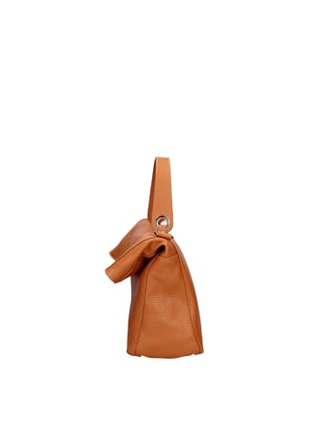 Viola Castellani Schultertasche Convertible Rucksack in COGNAC