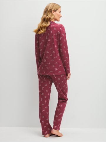 Calida Pyjama in mars red