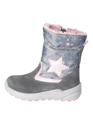 Ricosta Stiefel in Grau/Rosa