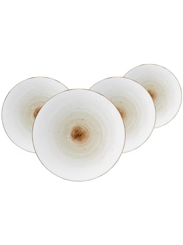 Ritzenhoff & Breker 4er Set Speiseteller Cosmo ø 26,5 cm in grau