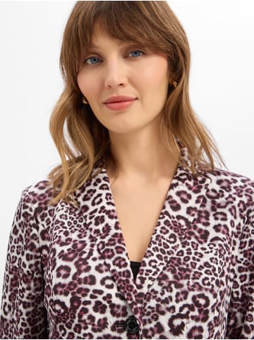 MARC CAIN SPORTS Blazer in aubergine weiß - 0001