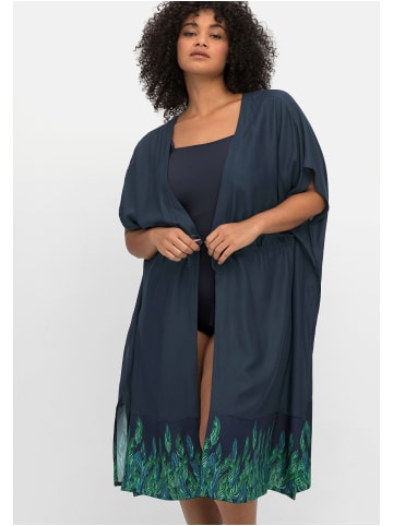 sheego Strand-Kaftan in marine