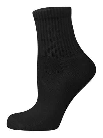 Nur Die  Sportsocken Kurzsocken in SCHWARZ/GRAU