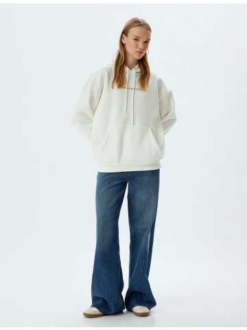 KOTON Sweatshirt in Ekru