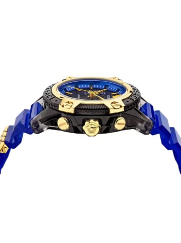 Versace Analoguhr für Herren in blau