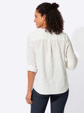 WITT WEIDEN Stickereibluse in weiß