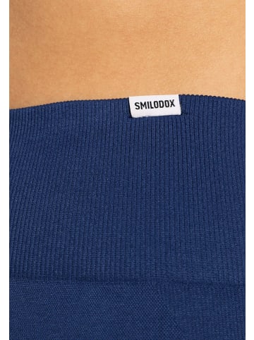 SMILODOX Leggings Infinite Scrunch in Blau