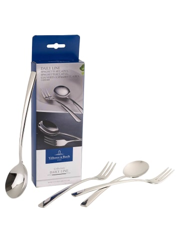 Villeroy & Boch Spaghetti Besteck-Set Daily Line in Silber 21,5 cm in silber