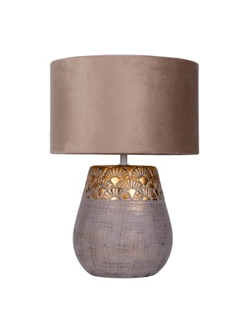 näve Tischleuchte "BRONCO" in beige - (L)26 cm x (B)26 cm x (H)39 cm