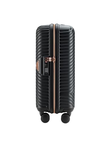 Wittchen Cabin case and cosmetic case with a striped design in Black