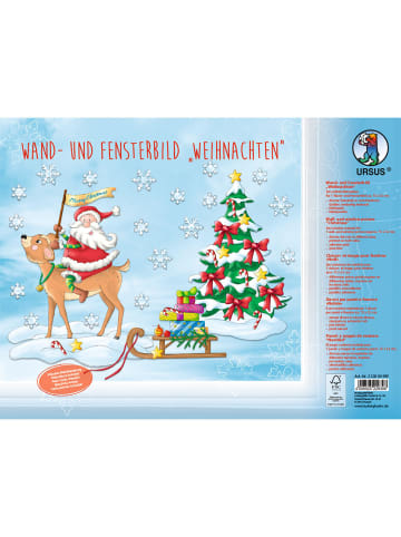 URSUS Wand-und Fensterbild Weihnachten - ab 3 Jahren