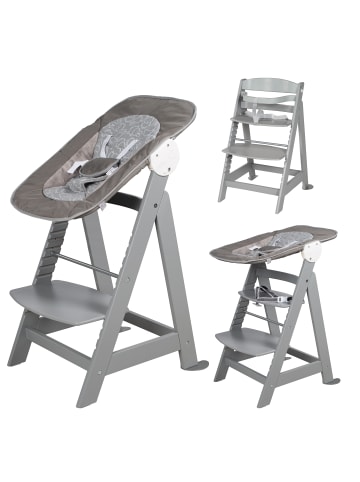 roba Treppenhochstuhl 'Born Up' Set 2in1 - 'Miffy' - mit Liegefunktion - Taupe