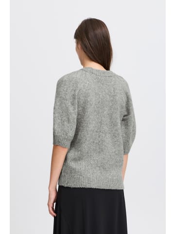 b. young Strickpullover BYOKSANA Regular fit in Mid Grey Melange