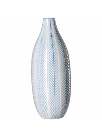Ritzenhoff & Breker Vase Reef in 40 cm in weiß-blau