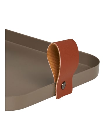 ebuy24 Servierplatte Aila Braun 40 x 17 cm