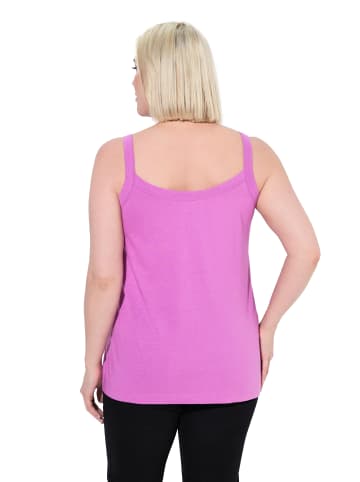 Ulla Popken Strick-Top in kühles pink