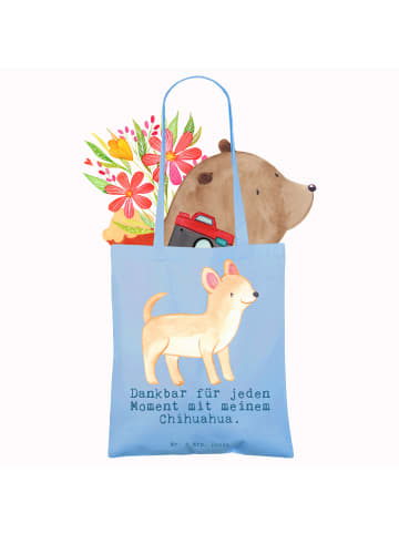 Mr. & Mrs. Panda Schultasche Chihuahua Moment mit Spruch in Sky Blue