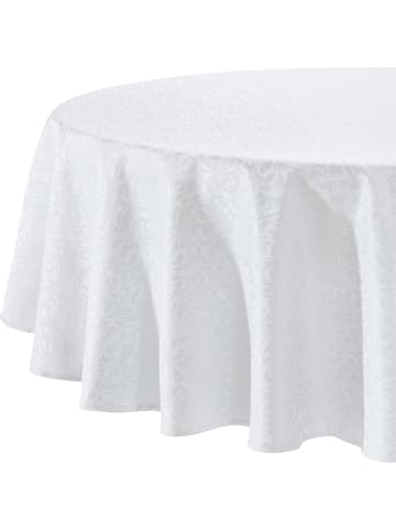 Erwin Müller Jacquard, Baumwollmischung, Gewebt Tischdecke Hamm in weiß