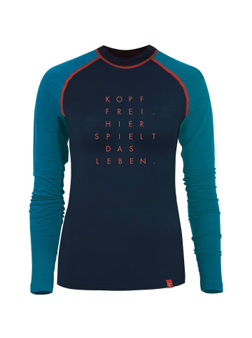 EIN SCHÖNER FLECK ERDE W KOPF FREIMERINO 160 LANGARMSHIRT