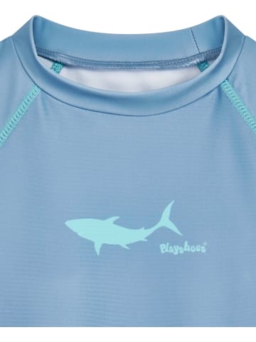 Playshoes UV-Schutz Bade-Set 1/1-Arm Hai in blau